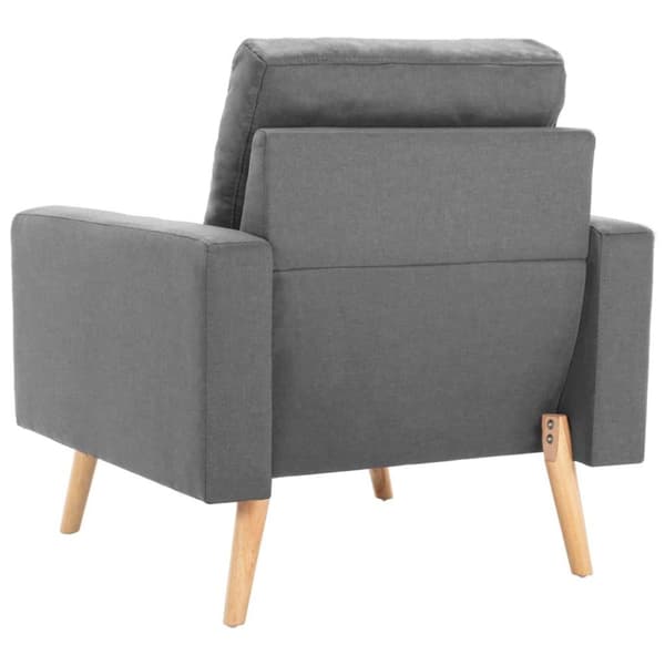 vidaXL sofasæt 2 dele stof lysegrå