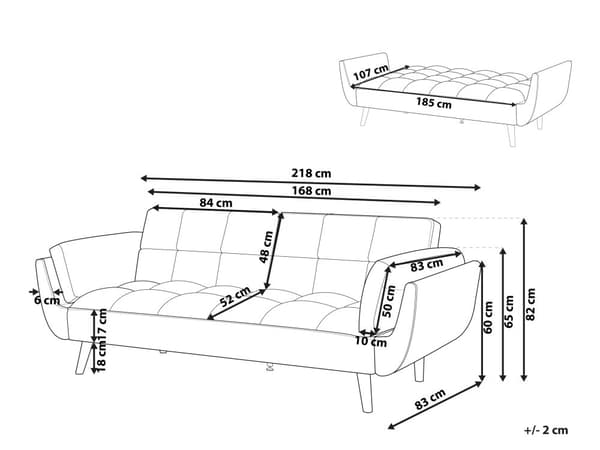 Bäddsoffa Svart Sammet 3-sits Trä Ben Skum Fyllning Vaddering