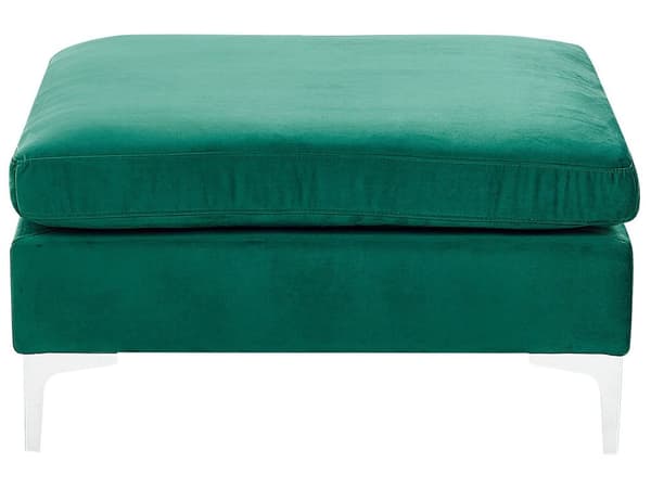 Kulmasohva vihreä 300 x 84 x 235 cm sametti metalli puu kuudelle moduuli oikea rahi moderni