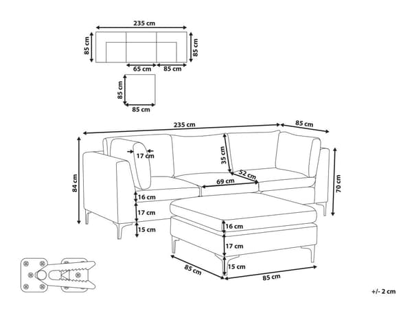 Sofa Grøn Velour Krom Metalben 3 Personers Designer Blød Klassisk Moderne Aftageligt Betræk Glamourstil Ottoman Stue Indretning Høj Kvalitet