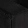 Pikkukuva 5 / 6: vidaXL 325119  2-Seater Sofa Black Real Leather