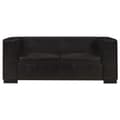Pikkukuva 2 / 6: vidaXL 325119  2-Seater Sofa Black Real Leather