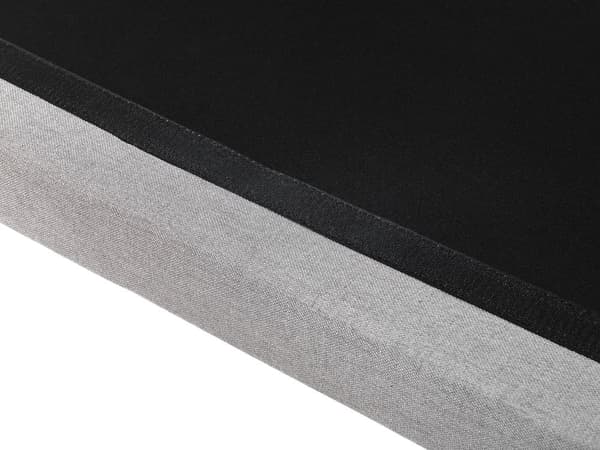 Kökssoffa Grå Polyester Klädsel 2-sits Ljust Trä Ben