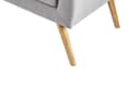 Miniatyrbild 11 av 11: Kökssoffa Grå Polyester Klädsel 2-sits Ljust Trä Ben