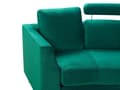 Miniatyrbild 11 av 11: Böjd Soffa Mörkgrön Sammet Modulär 8-sits Justerbart Nackstöd Modern