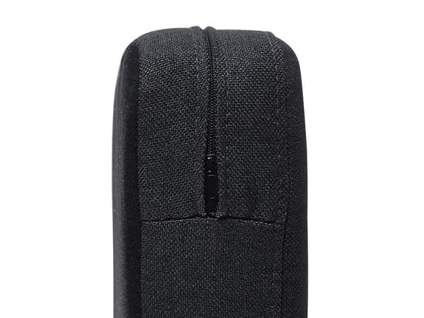 Kökssoffa Svart Polyester Klädsel 2-sits Ljust Trä Ben