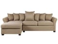 Miniatyrbillede 1 af 10: Beige hjørnesovesofa til 3 personer moderne hjørnesofa til stuen højre side