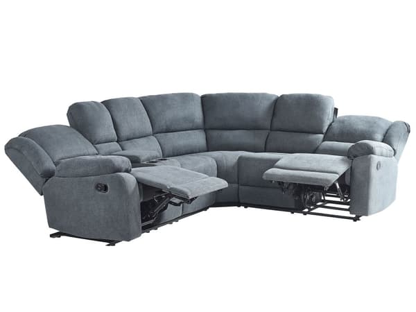 Kulmasohva tummanharmaa kangas 229 x 196 x 94 cm vaneri viidelle manuaalisesti säädettävä