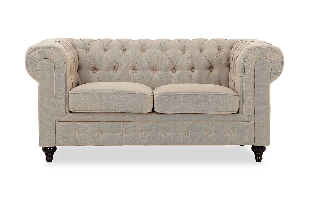 CHESTERFIELD 2-sits Soffa Beige