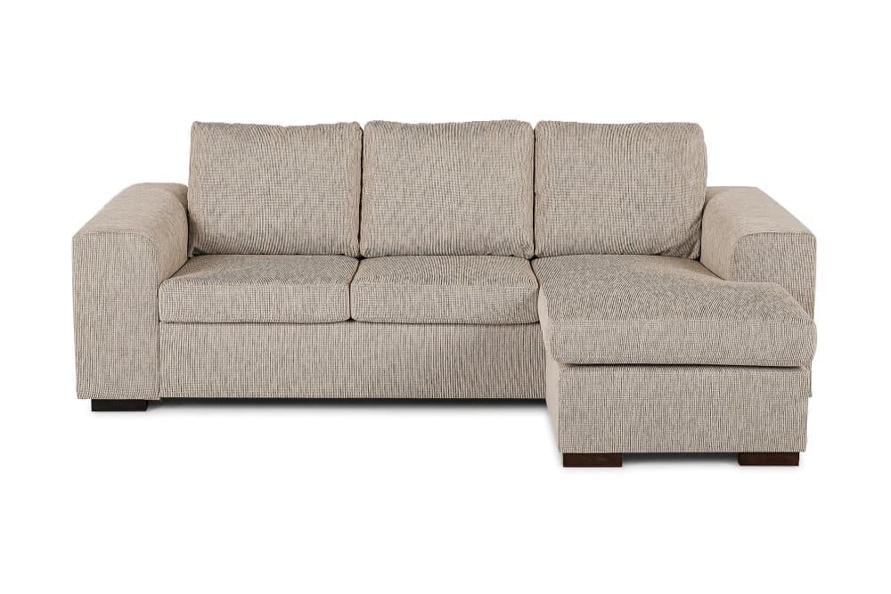CONNECT Divansoffa 3-sits Vändbar Beige