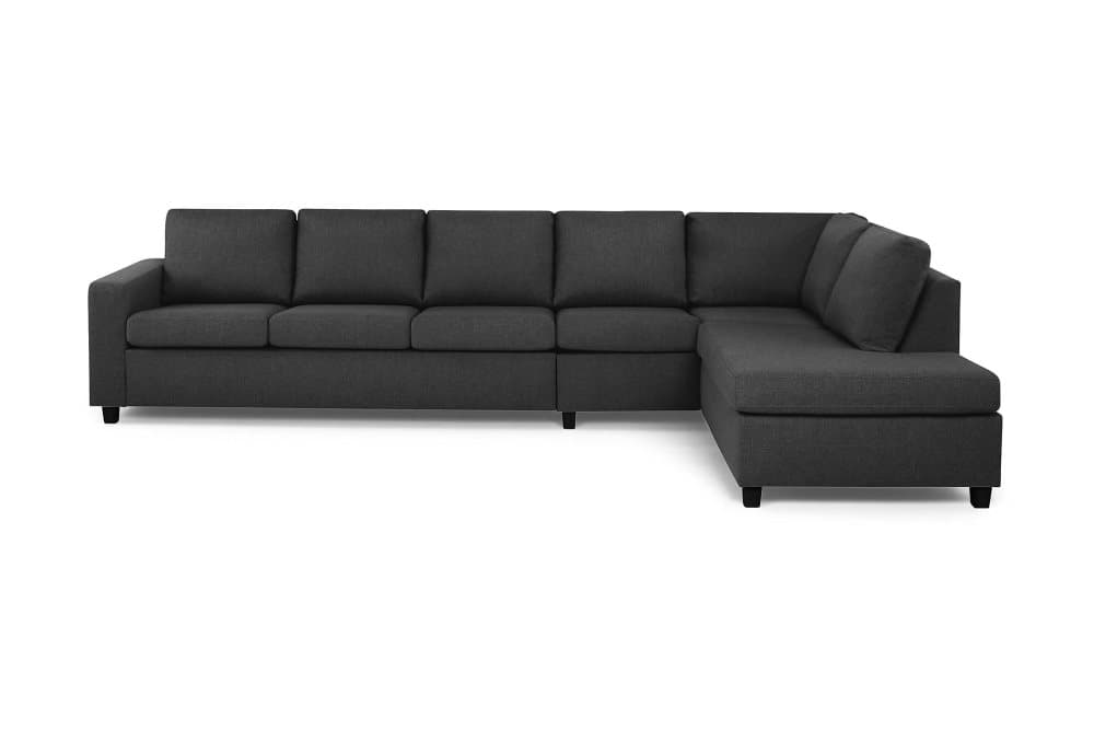 NEW YORK 4-sits Soffa med Schäslong Höger Antracit