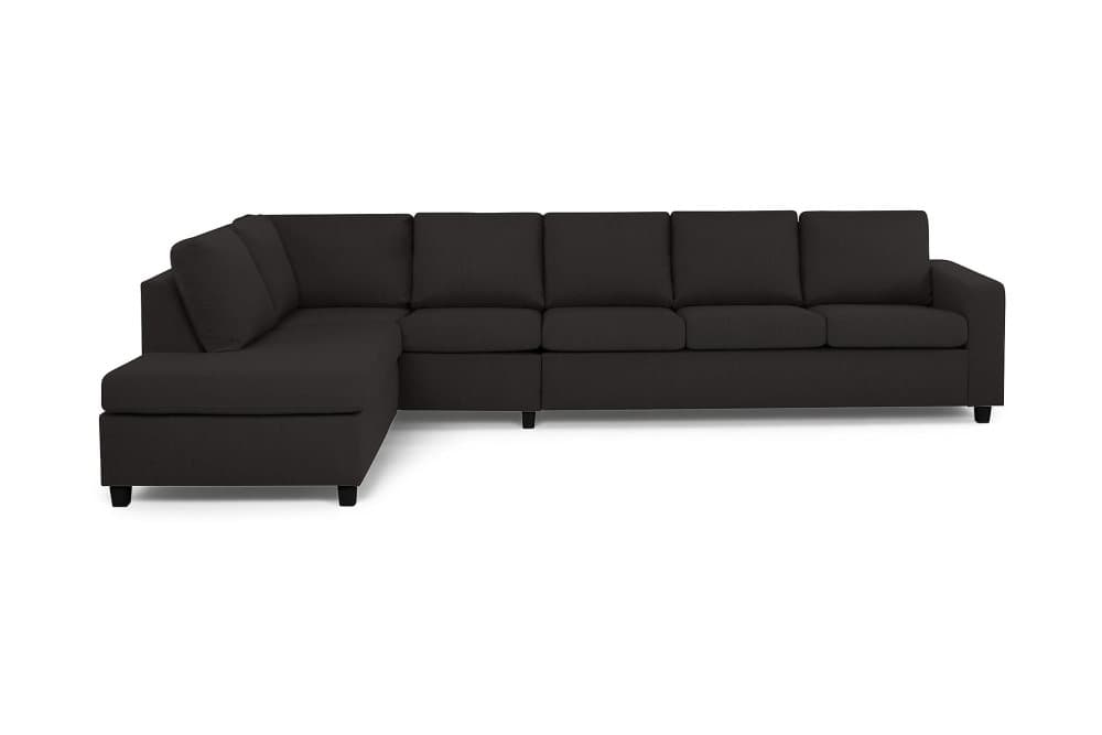NEW YORK 4-sits Soffa med Schäslong Vänster Antracit