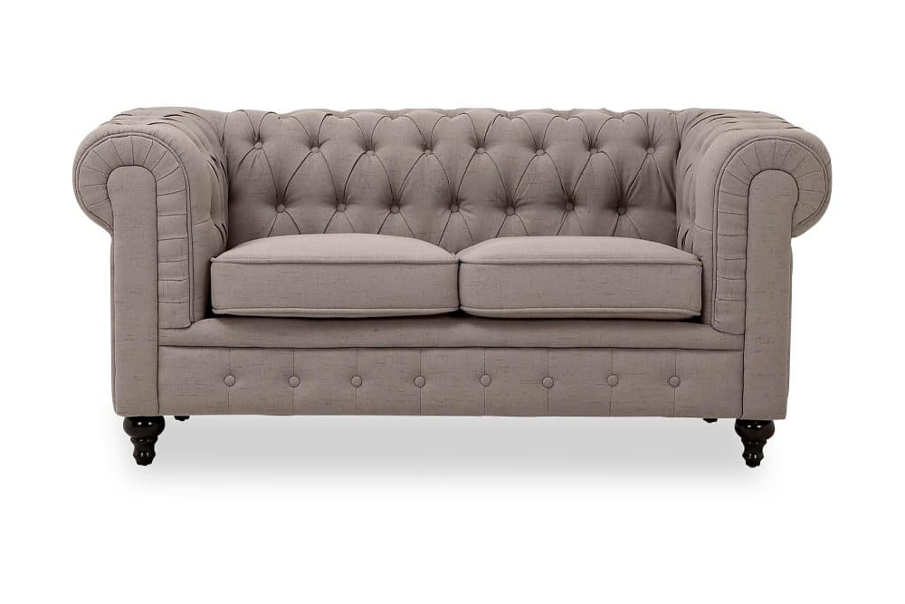 CHESTERFIELD 2-sits Soffa Grå
