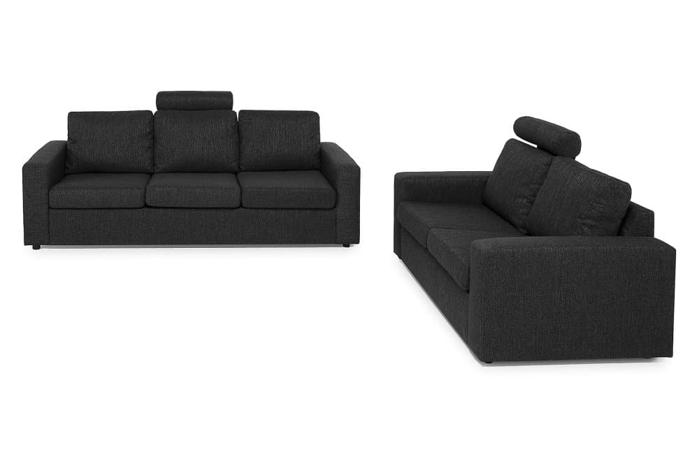 NEW YORK Soffgrupp 3-sits+2-sits Antracit