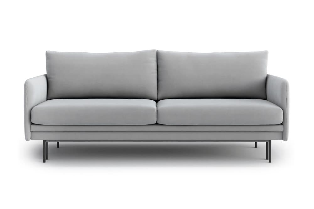 ADAORA 3-sits Bäddsoffa Sammet/Grå