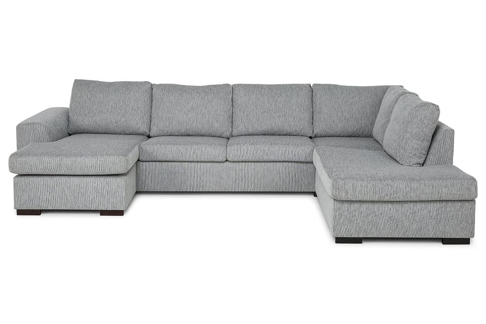 CONNECT U-soffa XL med Divan Vänster Manchester Brun