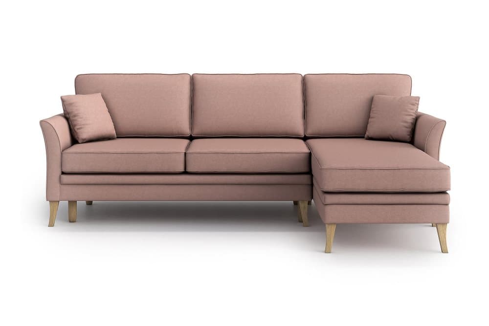 HÄLLEVIK Bäddsoffa med Divan Rosa