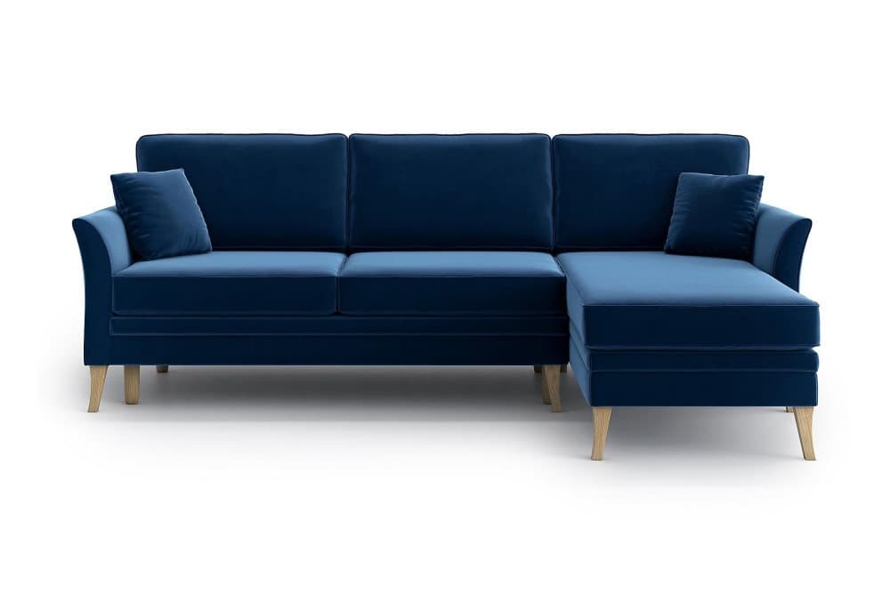 HÄLLEVIK Bäddsoffa med Divan Blå
