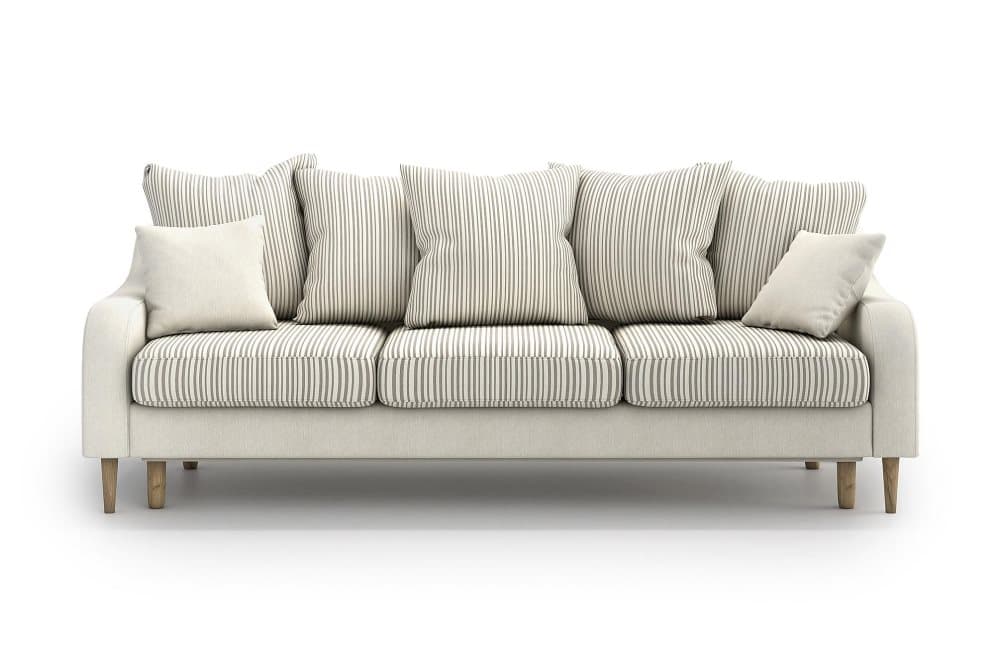 MIKAELI 3-sits Bäddsoffa Beige