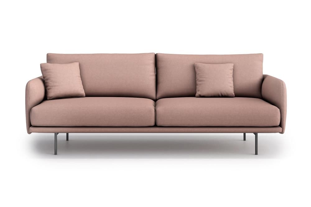 TURMERIC 3-sits Soffa Rosa