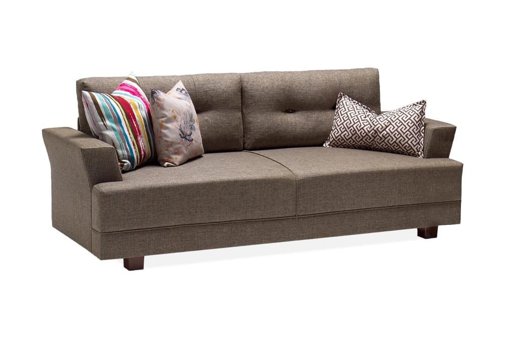 DOMINICA Soffa 3-sits Brun