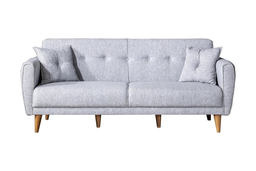 SEMI Bäddsoffa 3-sits Grå