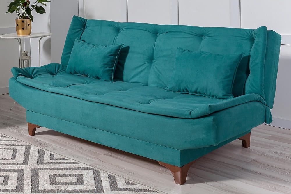 FINLAW 3-sits Bäddsoffa Grön