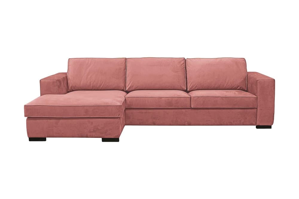 MYROL Divansoffa Vänster Rosa
