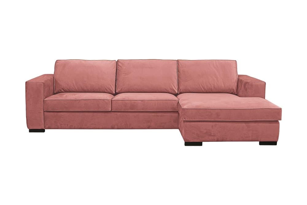 MYROL Divansoffa Höger Rosa
