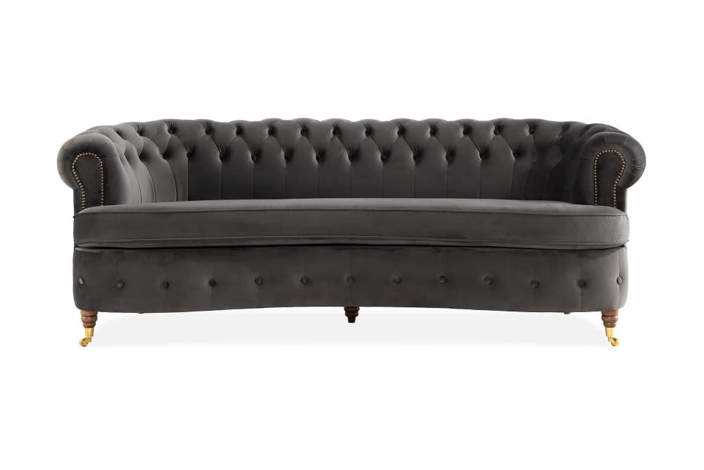 CHESTERFIELD LUX Soffa Svängd Grå