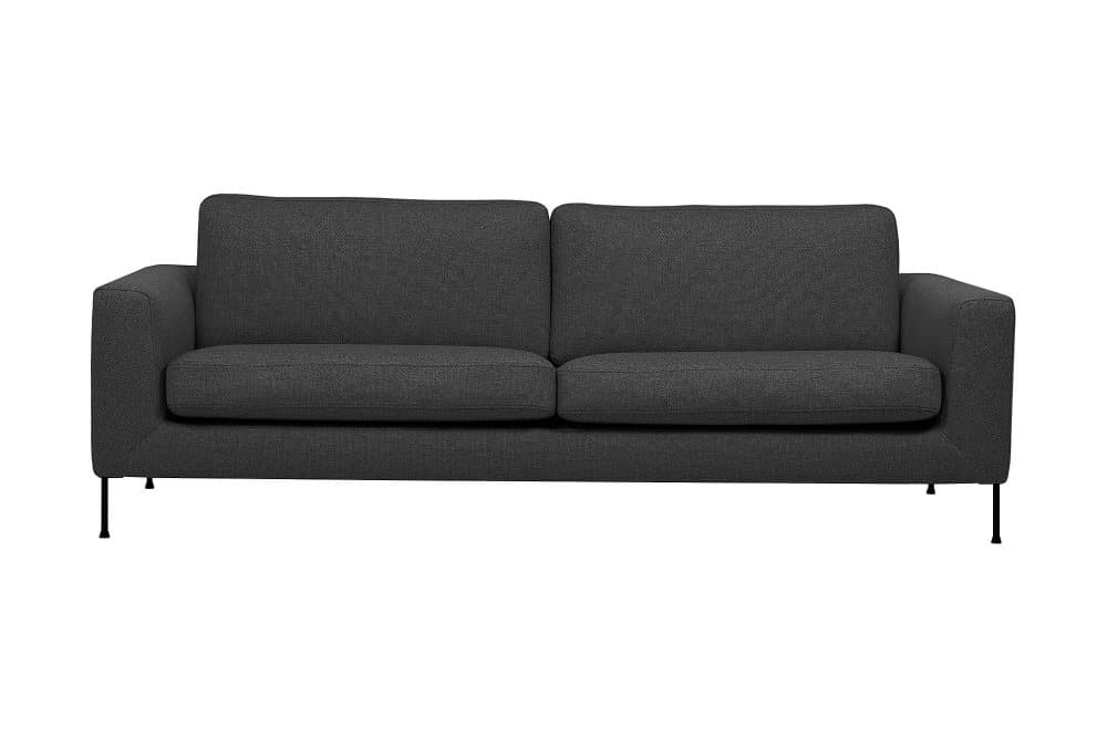 FOLLOSO 3-sits Soffa Mörkgrå