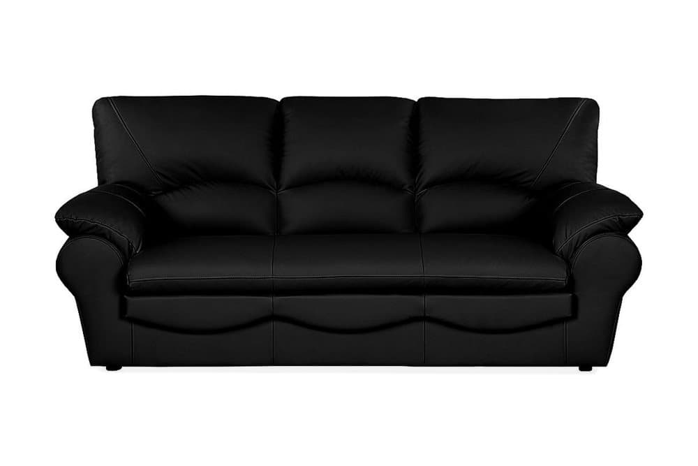 IGUZAGA 3-sits Bäddsoffa Svart