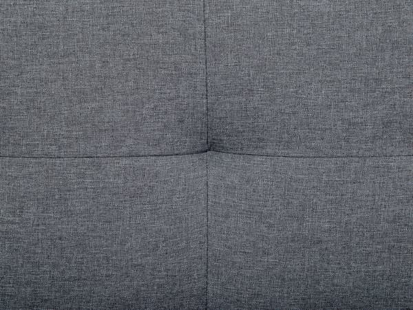 Sovesofa med Chaiselong Grå 4 Personers Sofa L Formet Dyb Sofaseng Siddemøbel Blød Stofsofa Design Hjørnesovesofa