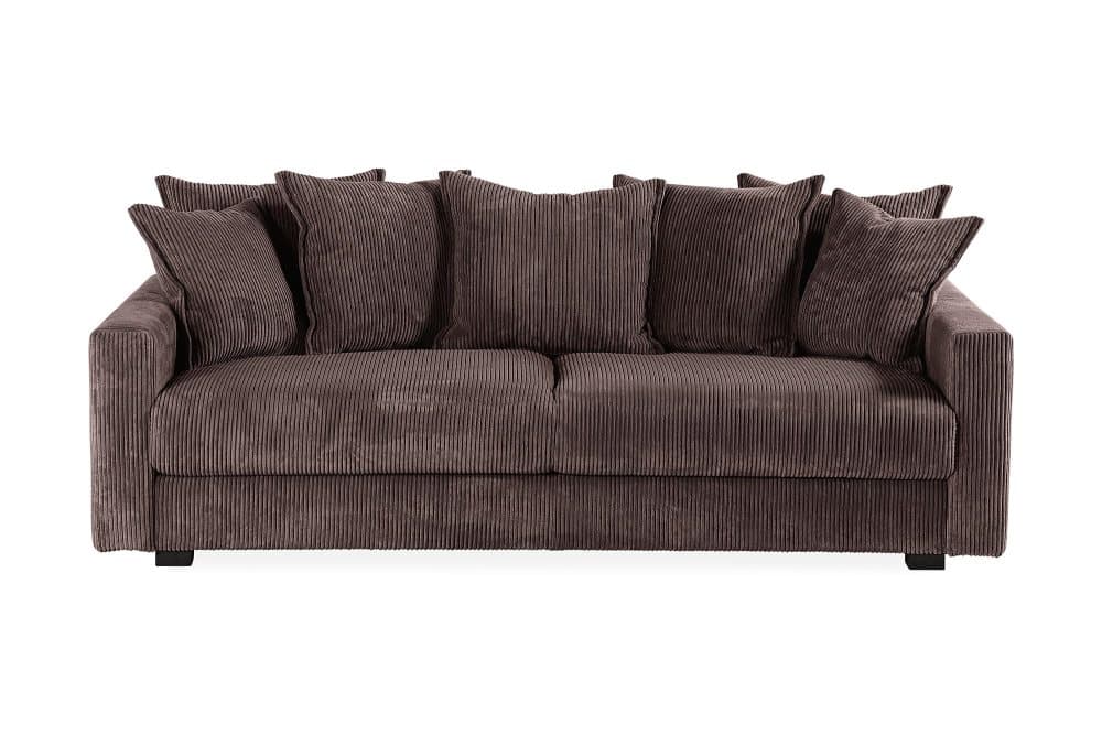 NASHUA 3-sits Soffa Svart/Svart