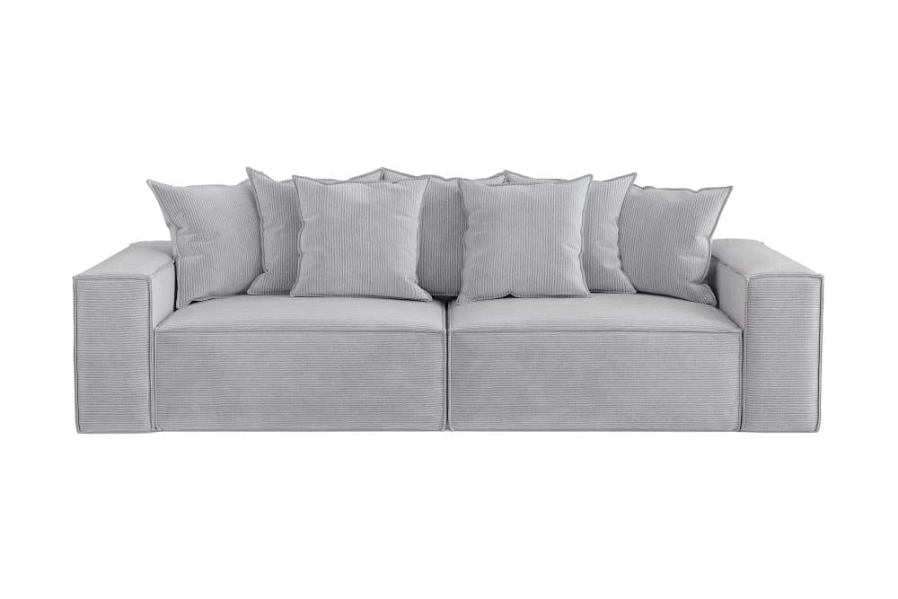 LOKIANA 4-sits Soffa Silver/Svart