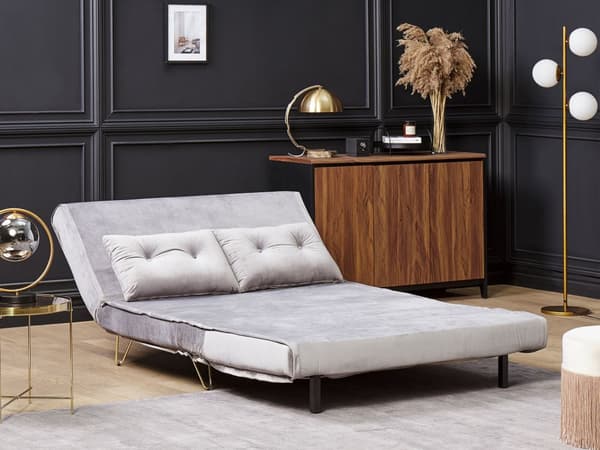 Soffgrupp Beige Sammet 2-sits 3-sits Knappar Tuftad Kuddar Rullarmar Glam