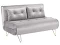 Miniatyrbild 9 av 11: Soffgrupp Beige Sammet 2-sits 3-sits Knappar Tuftad Kuddar Rullarmar Glam