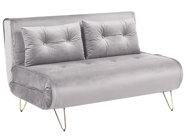 Soffgrupp Beige Sammet 2-sits 3-sits Knappar Tuftad Kuddar Rullarmar Glam