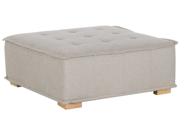 Moduuli vaalea beige yhdelle sohvan moduuli osa irrotettava päällinen