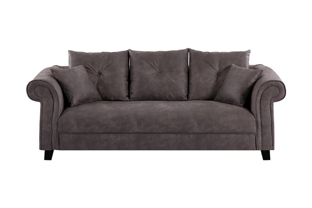 ODENSBERG 3-sits Soffa Brun/Svart