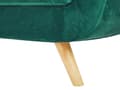 Miniatyrbillede 8 af 11: Sofabetræk Grøn Velour Aftagelig og Udskiftelig Møbel Lynlås Betræk Elastisk 2 personers 160 x 142 x 77 cm Nem Vaskbart og Pleje