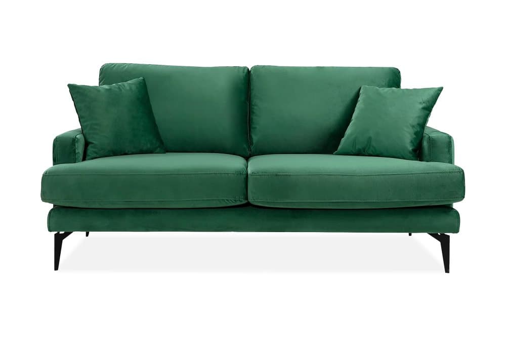 REALINI 2-sits Soffa Grön/Svart