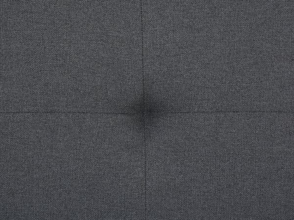 Mørkegrå lyst træ sovesofa 3-personers quiltet retro stil