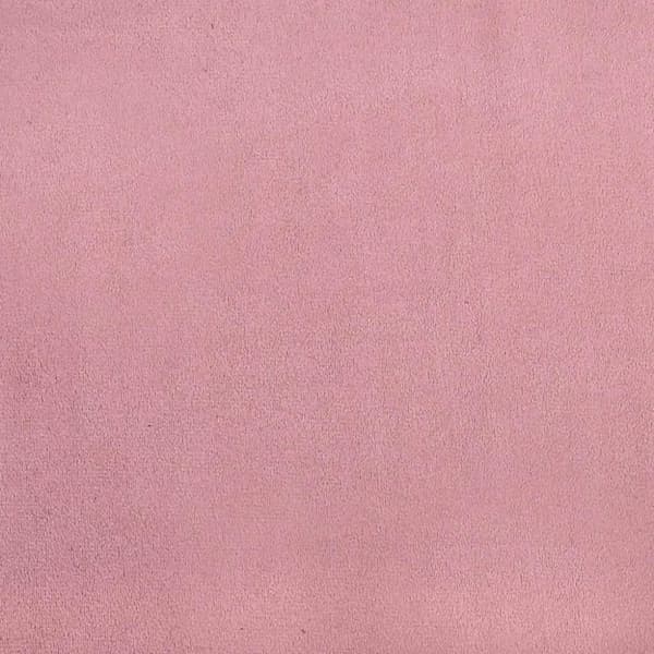 vidaXL Vilstol med fotpall rosa sammet