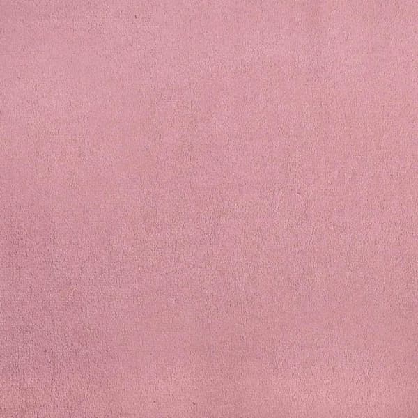 vidaXL Vilstol med fotpall rosa sammet