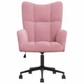 Miniatyrbillede 2 af 7: vidaXL lænestol fløjl pink