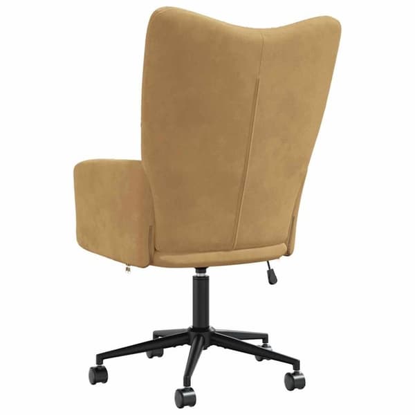 vidaXL Vilstol brun sammet