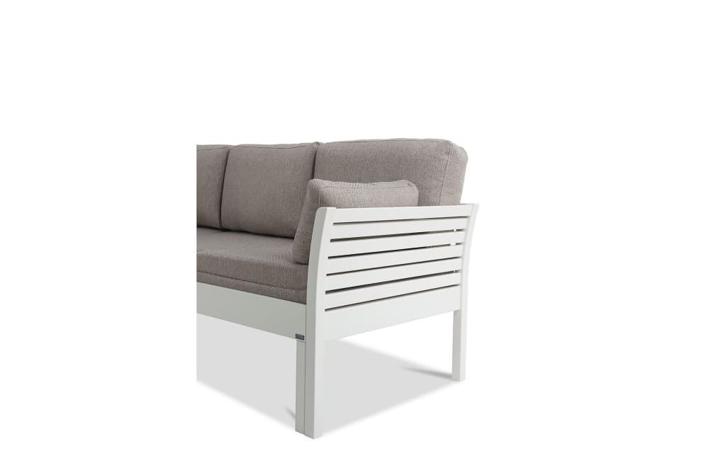 KANERVA Bäddsoffa Ram 200 cm Vit