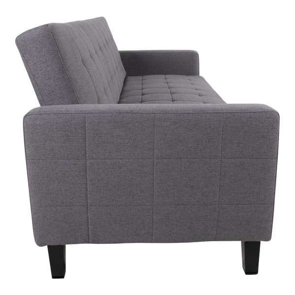 Mina sovesofa mørk grå, sorte ben.