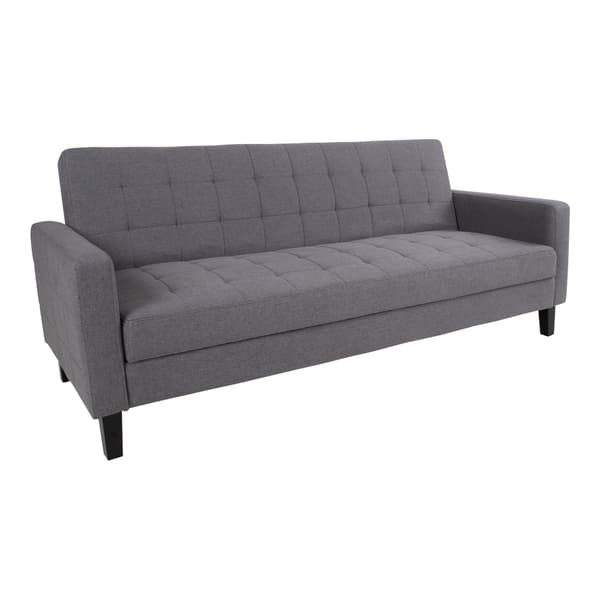 Mina sovesofa mørk grå, sorte ben.